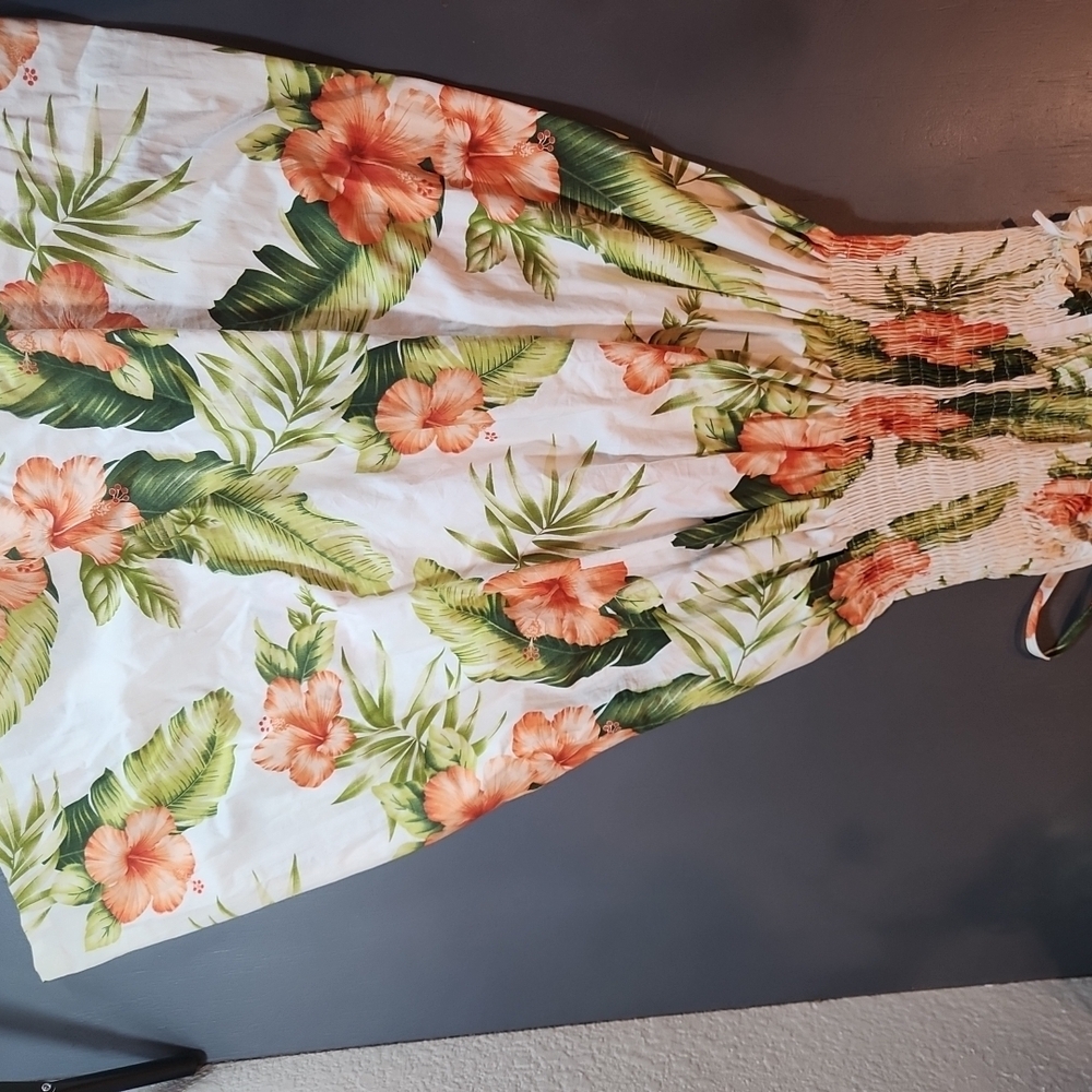 Tropical Floral Maxi Skirt
